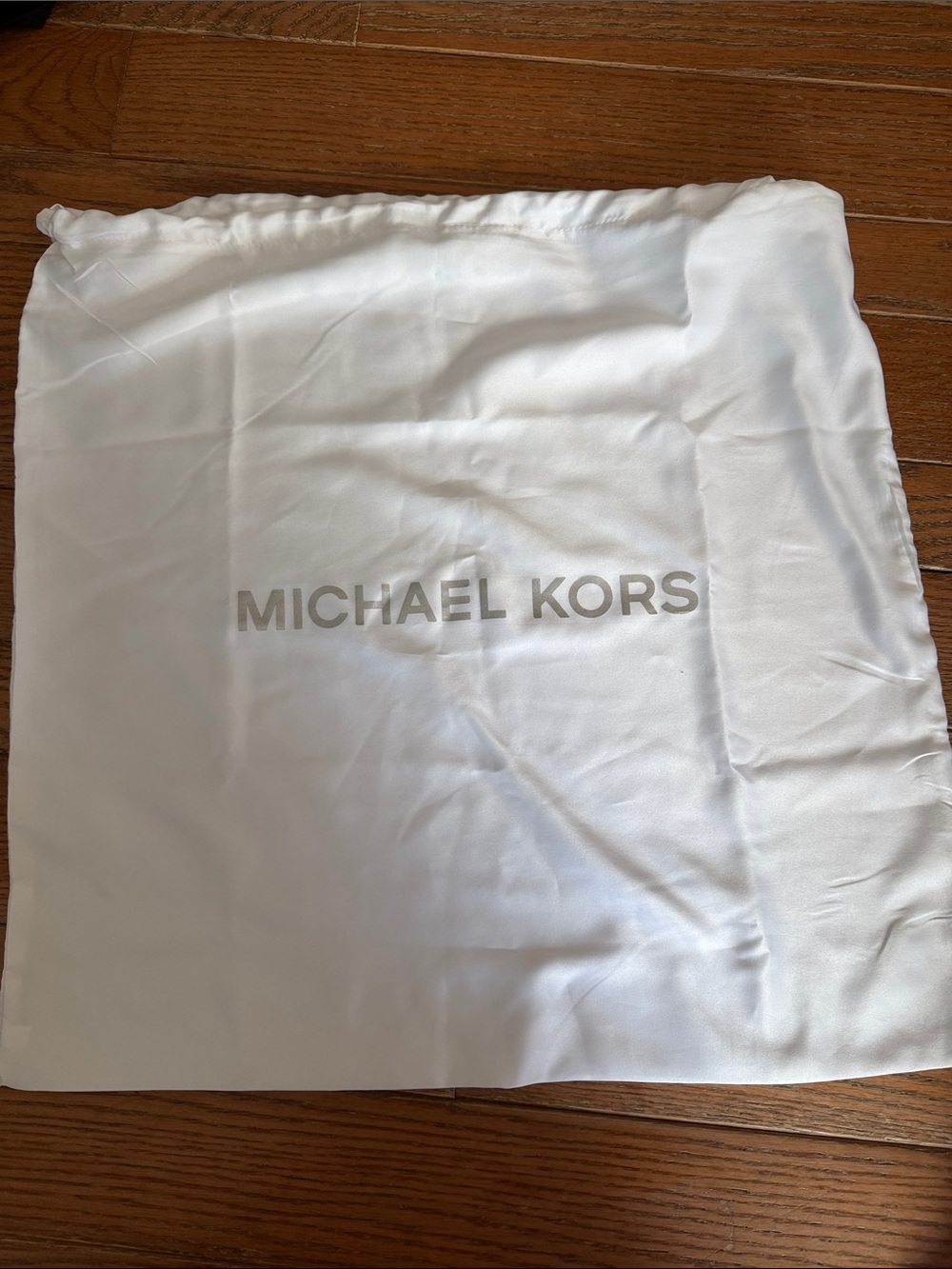 Michael Kors White Logo Dust Bag